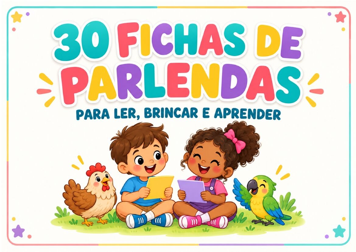 Parlendas para Imprimir para alfabetização página 1